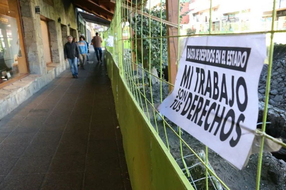 Así fue la manifestación de empleados estatales