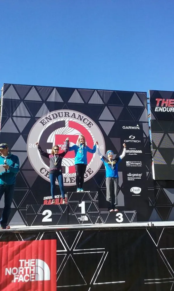 Cristina Llaser, en la cima de los 21K del North Face