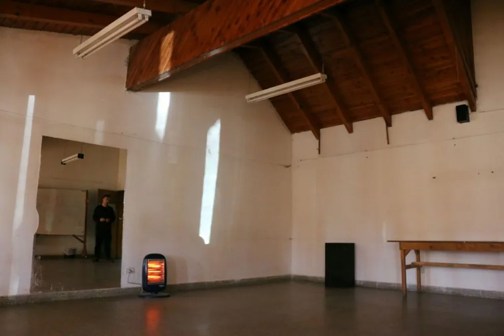 La Escuela La Llave se calefacciona con caloventores. 