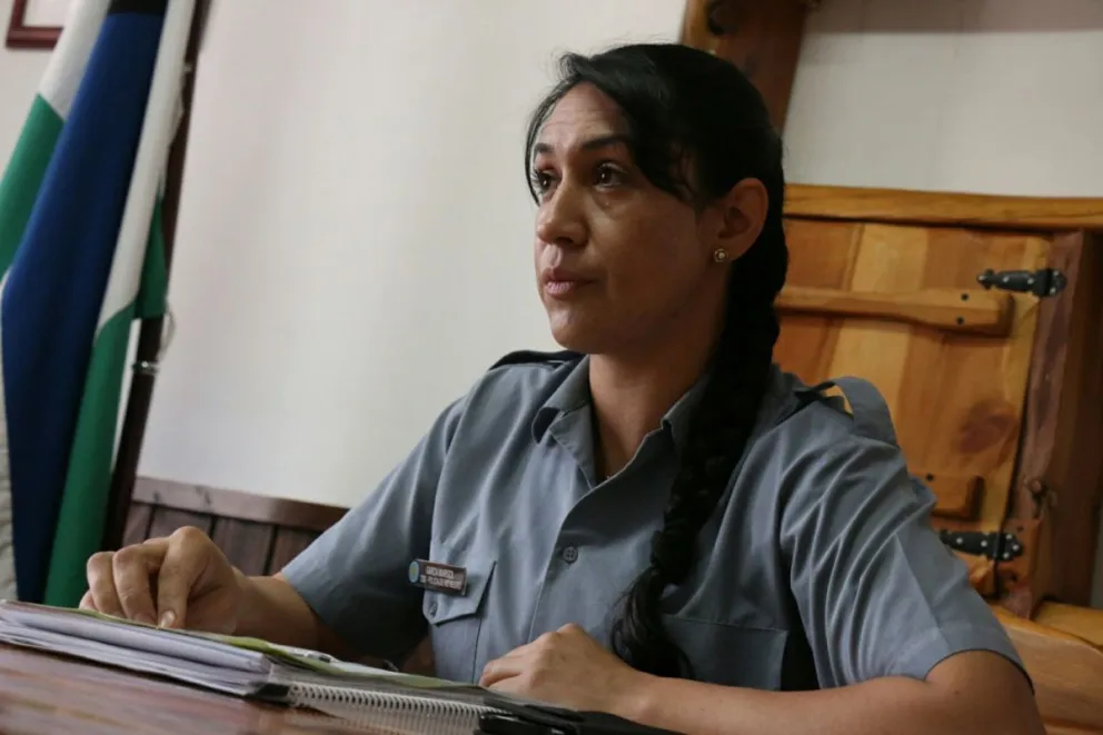 Marisol García, titular de la Comisaría de la Mujer.