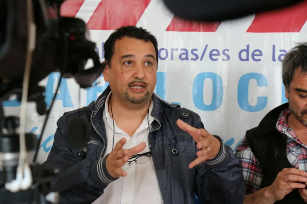Jorge Molina, referente provincial de la CTA. 