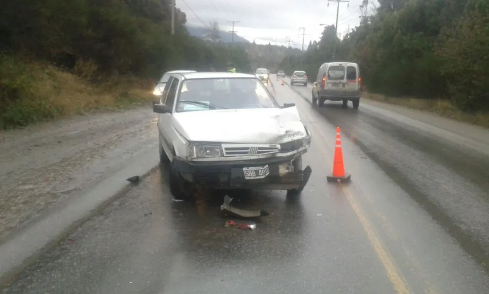 Choque en la avenida Bustillo