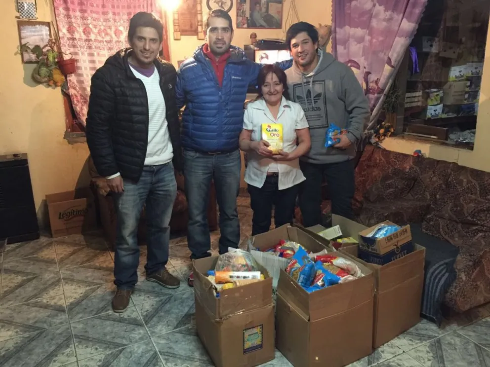 Las donaciones fueron recibidas con gran emoción. 