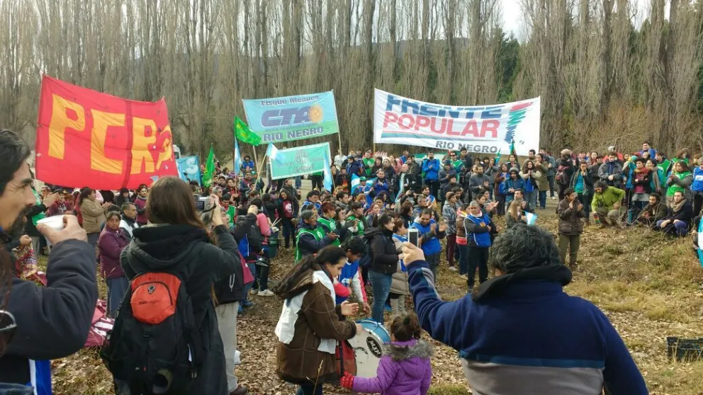 Las organizaciones reclaman en contra de la extranjerización de las tierras.