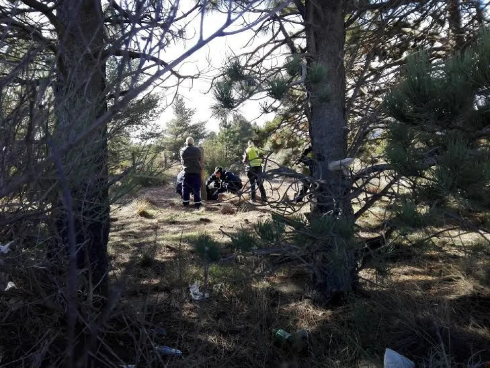 El operativo se realiza en estos momentos en un operativo cercano a uno de los accesos al barrio El Pilar. (Foto Claudia Olatte)