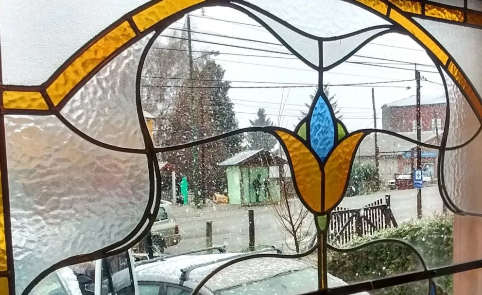 Mate, torta frita y a ver cómo nieva. 