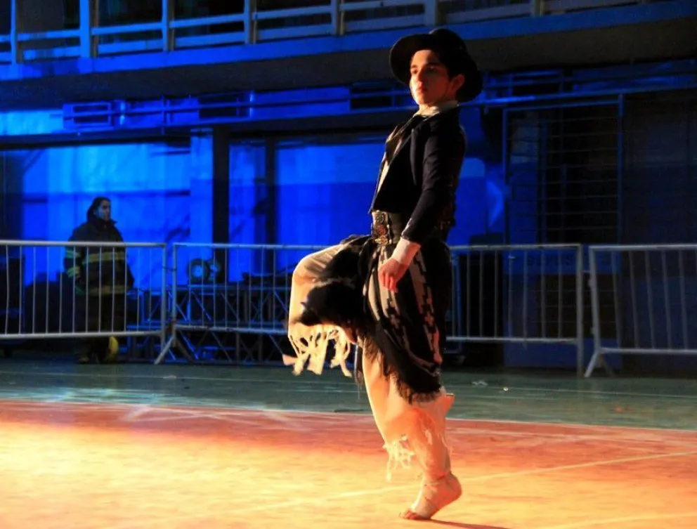 La danza barilochense entusiasmó al público.