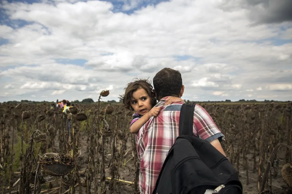 Refugiados sirios.