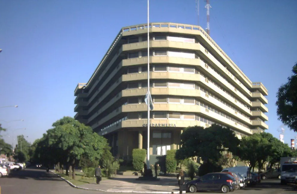 Edificio Centinela, donde hacen las pericias del caso de Lucas Muñoz.
