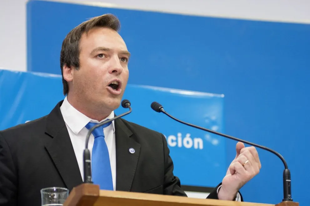 El intendente de Roca y presidente del PJ rionegrino, Martín Soria, fue el blanco de todas las críticas. (foto archivo ANR)