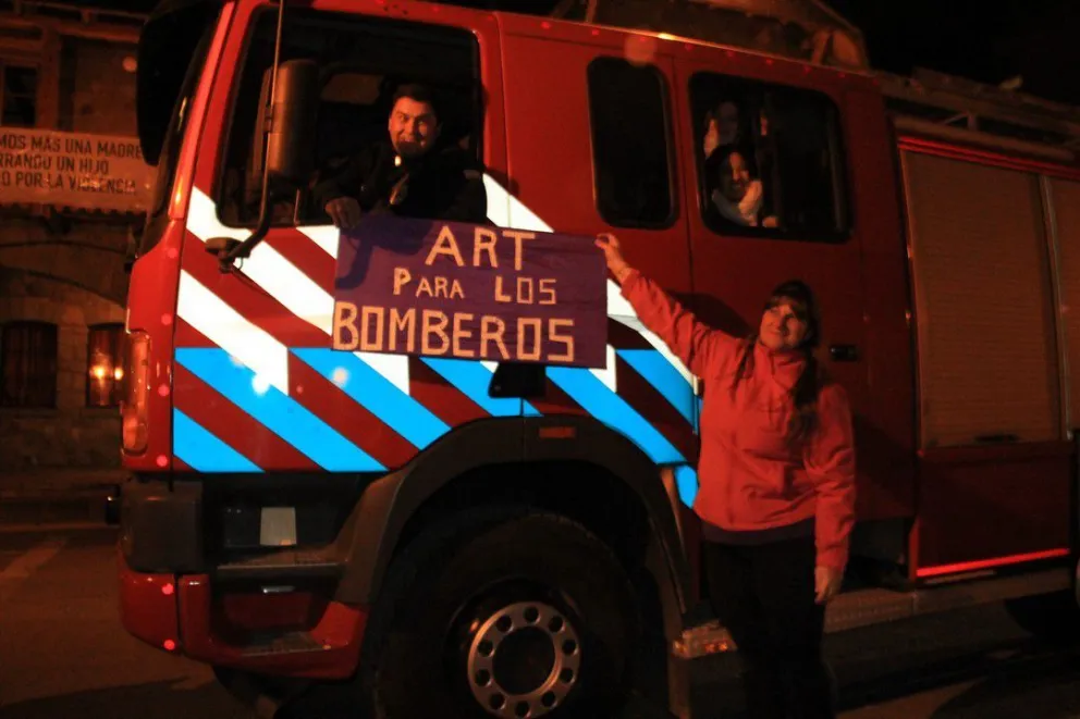 El 26 de agosto también se realizó un reclamo por la ART.