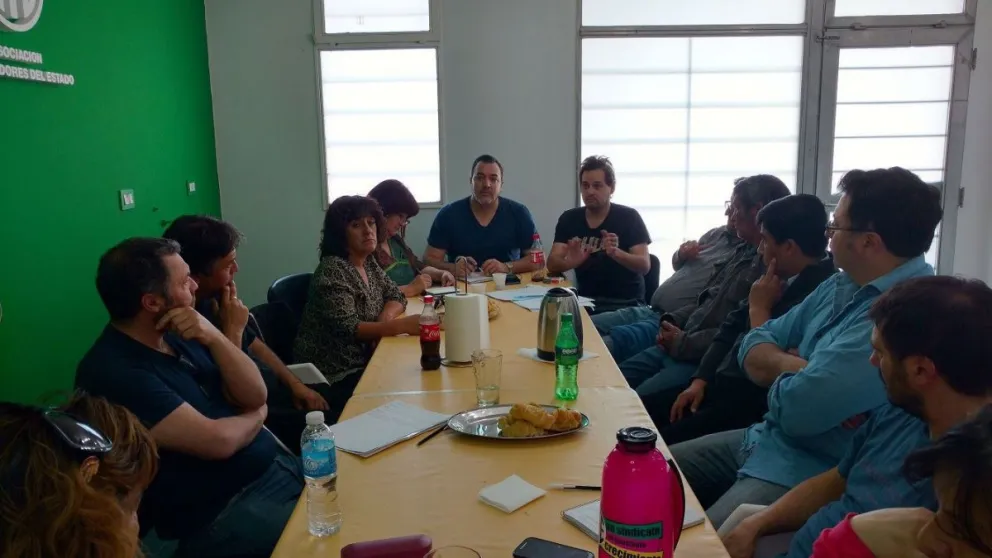 El plenario de secretarios generales sesionó hoy en General Roca 