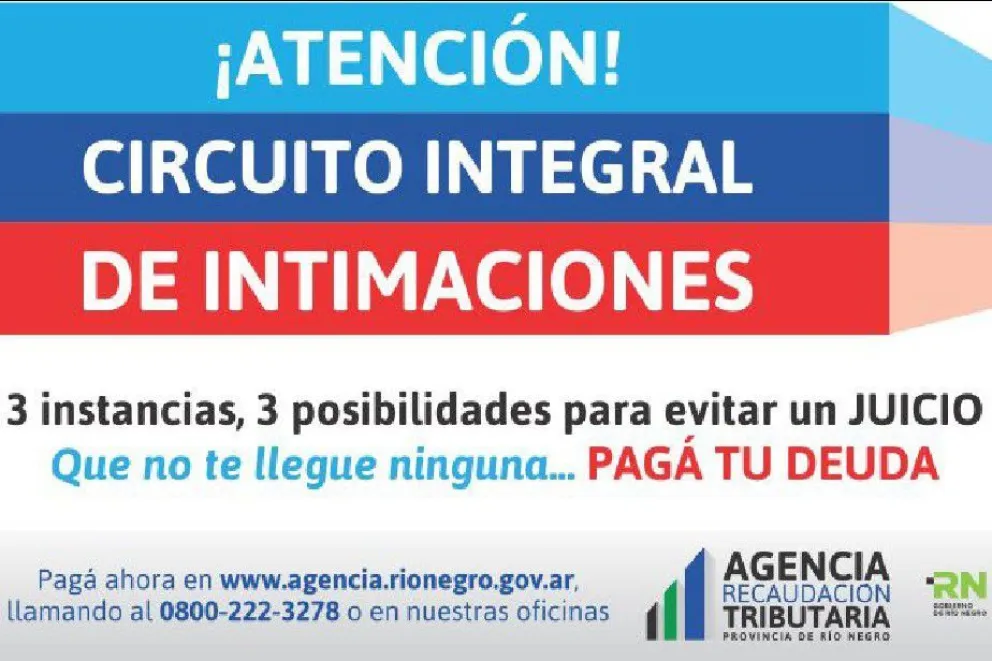 Implementan nuevo circuito de intimación a deudores