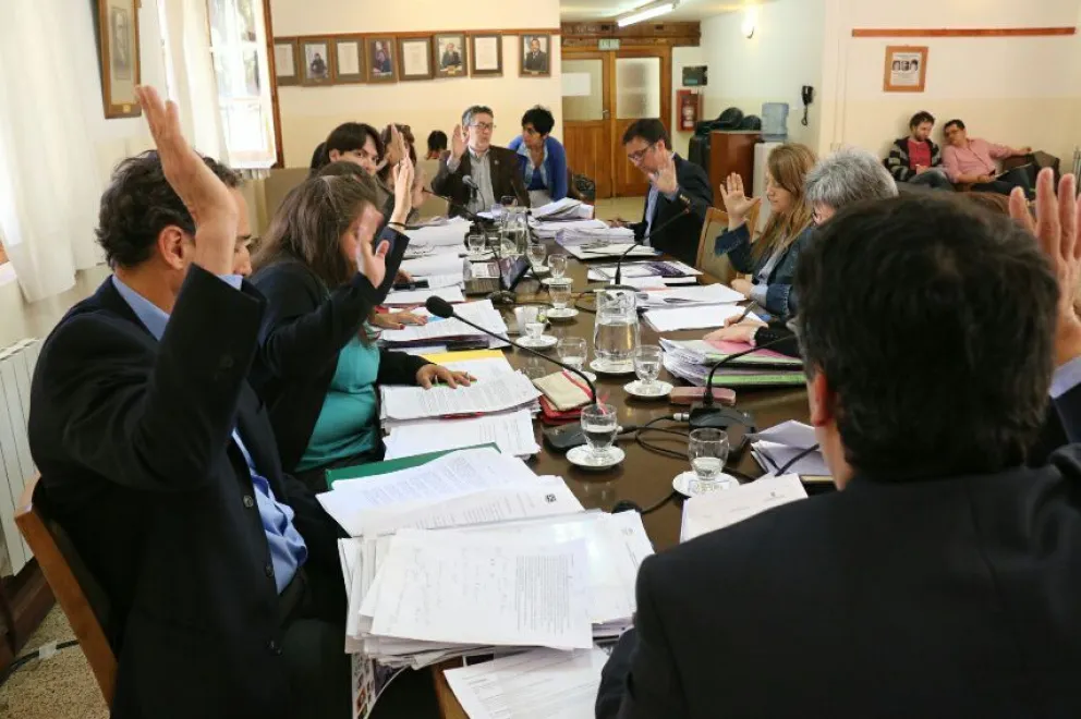 El Concejo sesionó este jueves. 