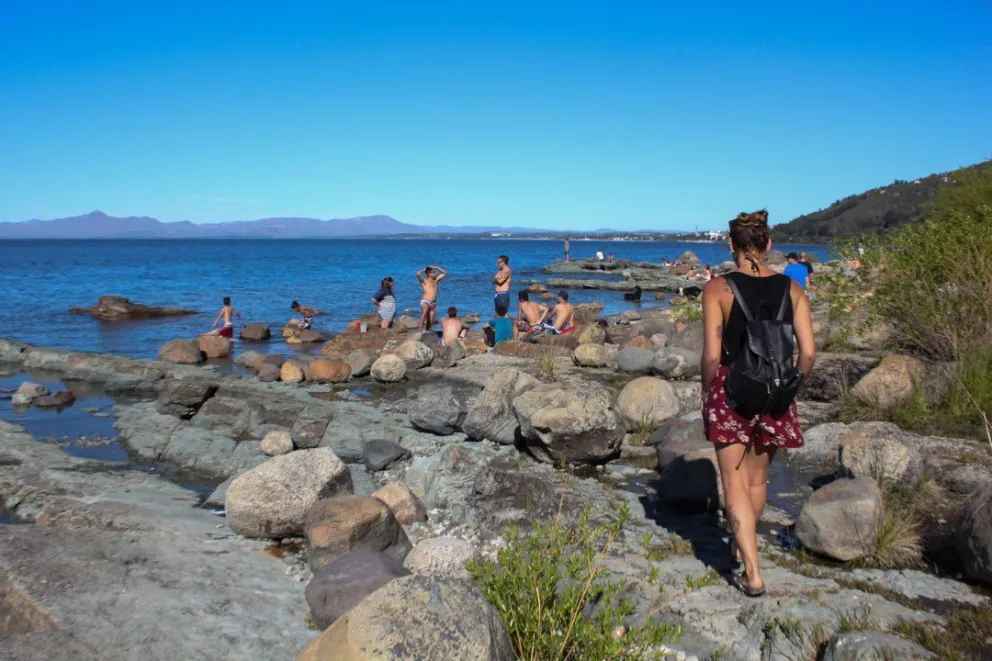 Las playas de la ciudad se colmaron de gente incluso en días de semana.