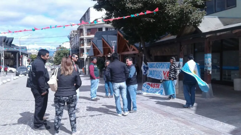 Video: reclamo de trabajadores de seguridad