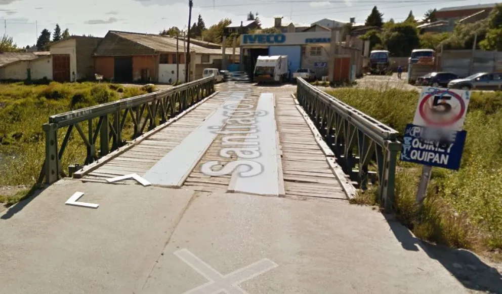 Cortarán el puente Quimey Quipan por reparaciones