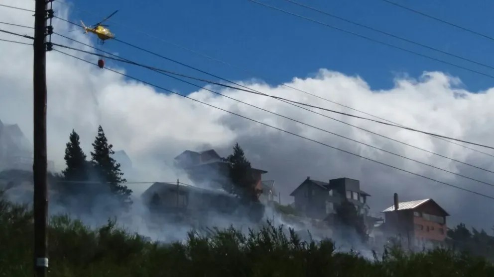 Incendio en el barrio Las Victorias