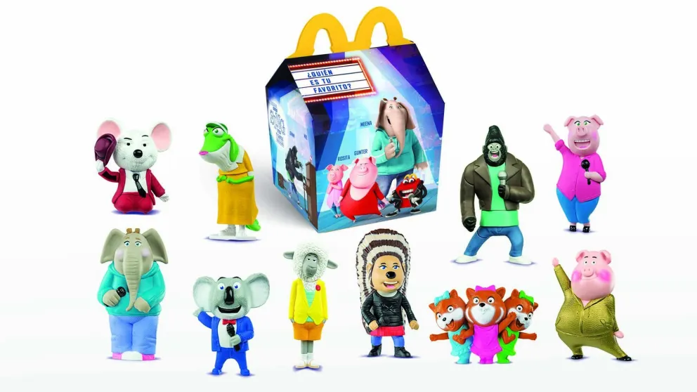 Los personajes de “Sing, Ven y Canta” sorprenderán en la nueva Cajita Feliz