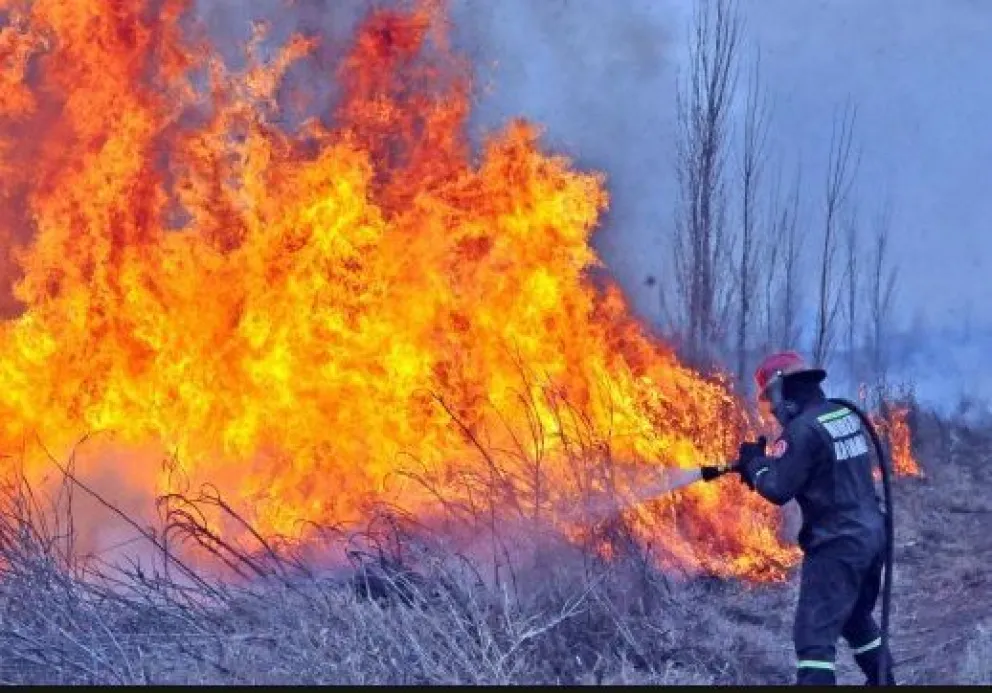 Ante la sequía, los incendios ya consumieron miles de hectáreas en las dos provincias. 