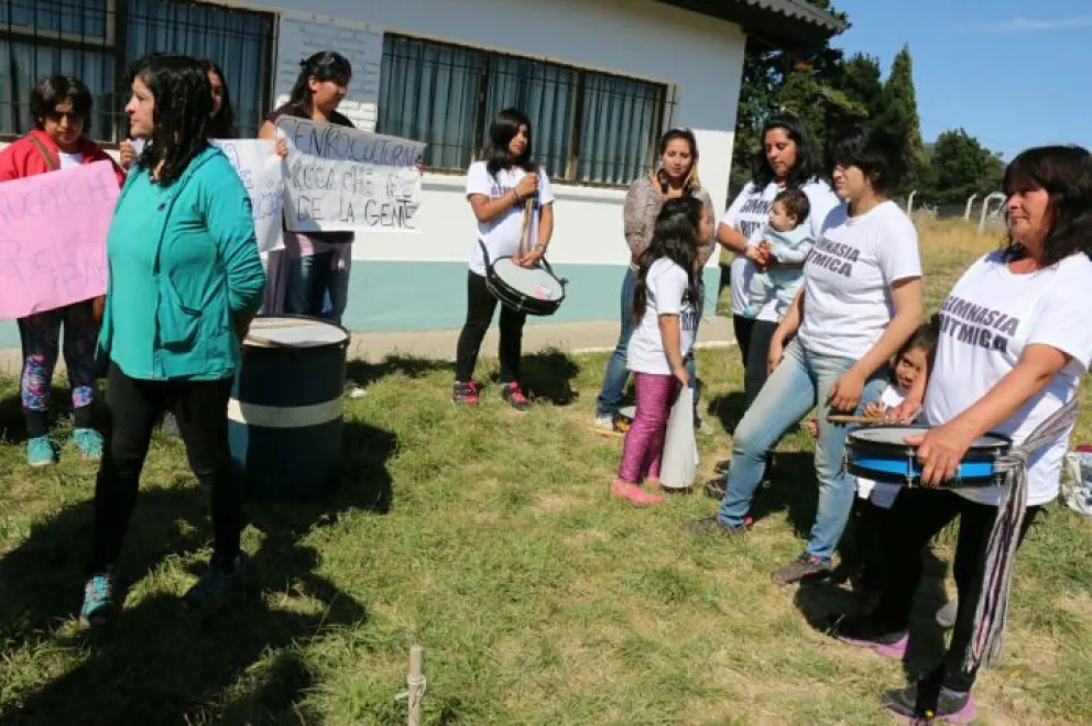 Los talleristas se manifestaron ayer en Desarrollo Social. 
