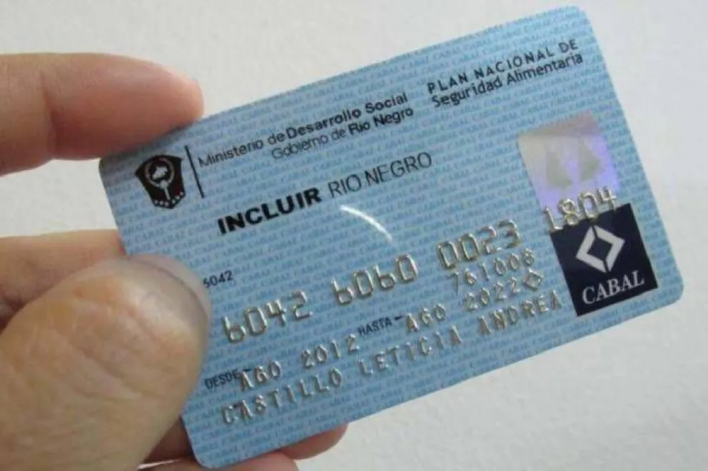 Anunciaron fechas de acreditación de tarjetas Incluir, Peñi, Pasar y Celíacos