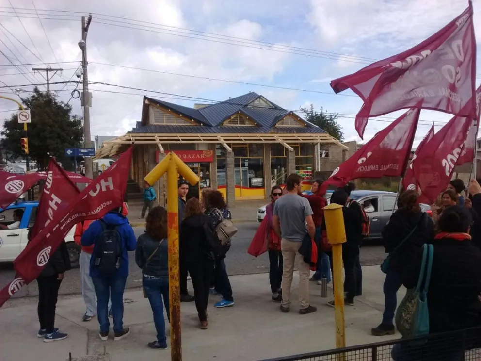 En Bariloche también hubo movilización. 