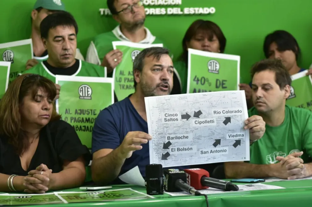 ATE anunció cortes en 7 rutas nacionales y bloqueo en el ingreso a la provincia