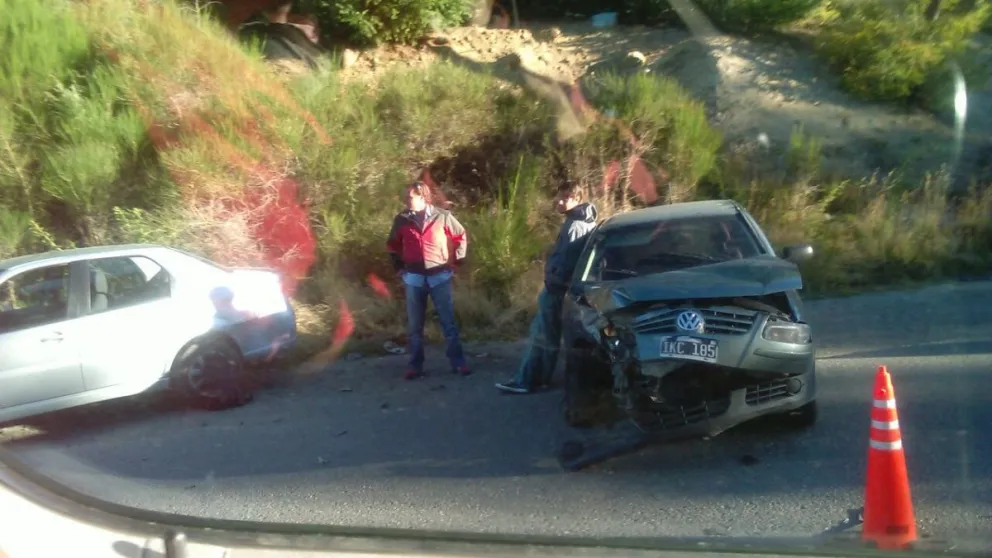 El choque ocurrió cerca de las 18 horas.