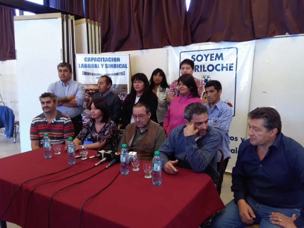 La comisión directiva del sindicato brindó una conferencia de prensa para anunciar el acuerdo.