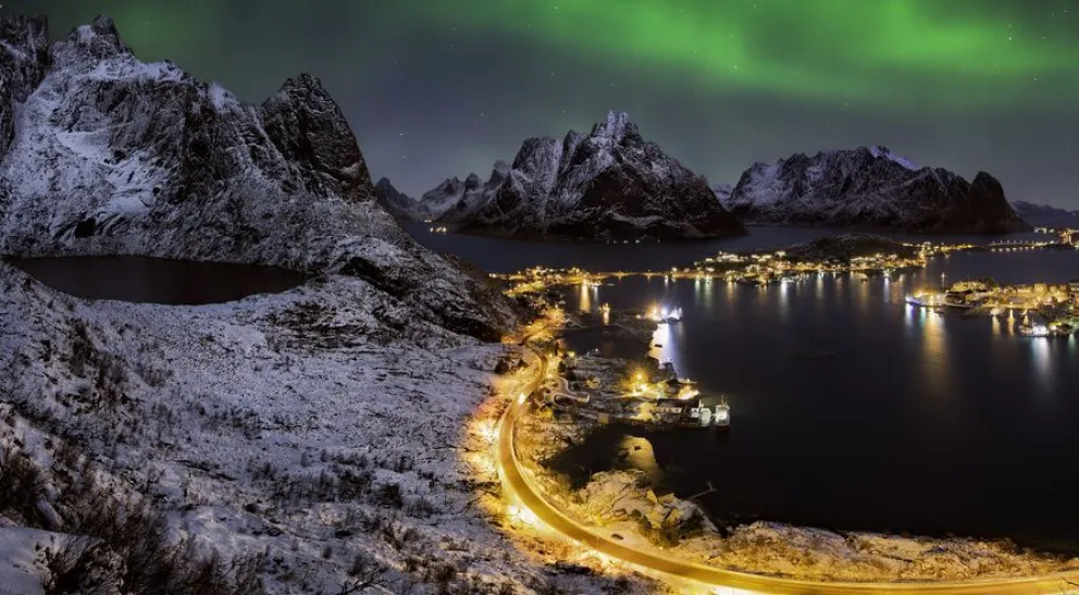 Magia y auroras boreales en Noruega
