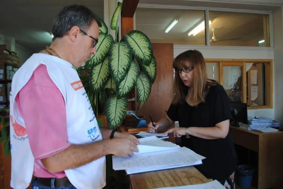 Edgardo Straini presentó la denuncia en la fiscalía.