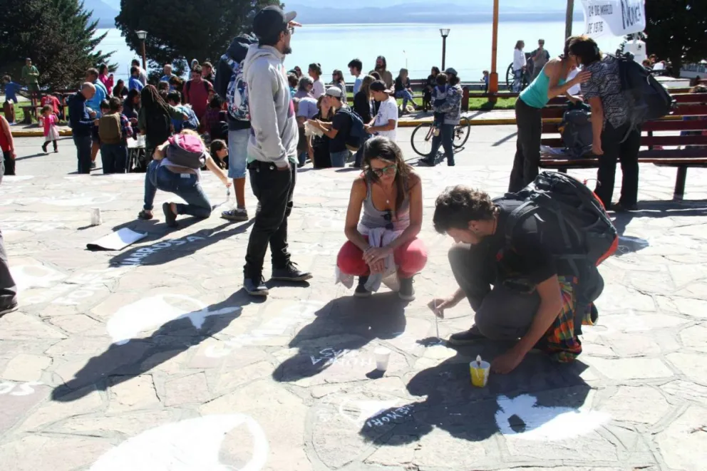 Familias enteras participaron de la actividad.