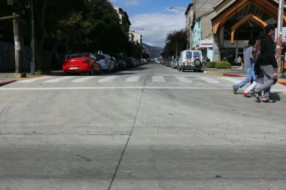 La calle fue repavimentada.