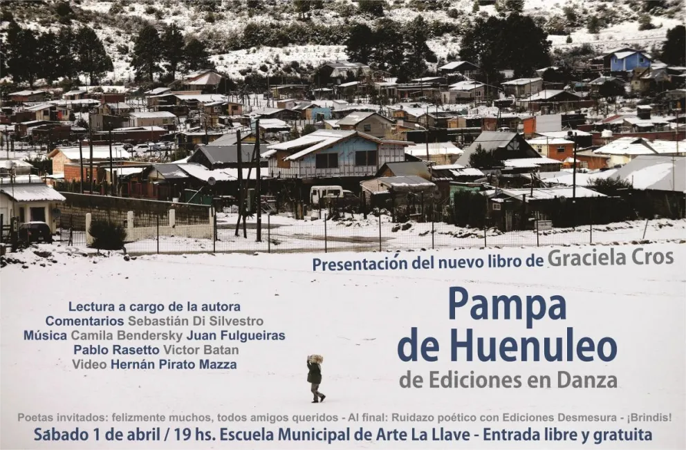 “Pampa de Huenuleo", el nuevo libro de Graciela Cros