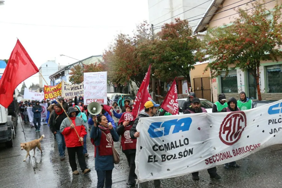 La marcha culminó en el Centro Cívico.