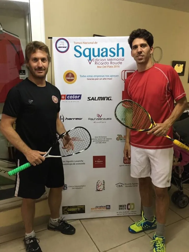 Juan Pablo García (Pte. Asoc. Argentina) y Robertino Pezzota ( mejor argentino preclasificado)