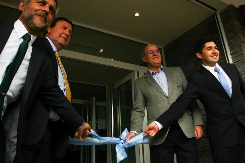 La nueva sede de la entidad financiera ubicada en Onelli 1216