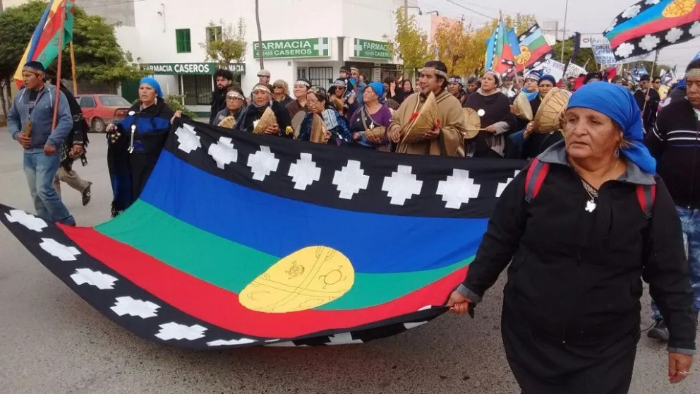 La marcha partió la semana pasada de Bariloche. 