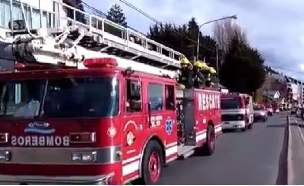 Video: así celebraron el Día del Bombero Voluntario