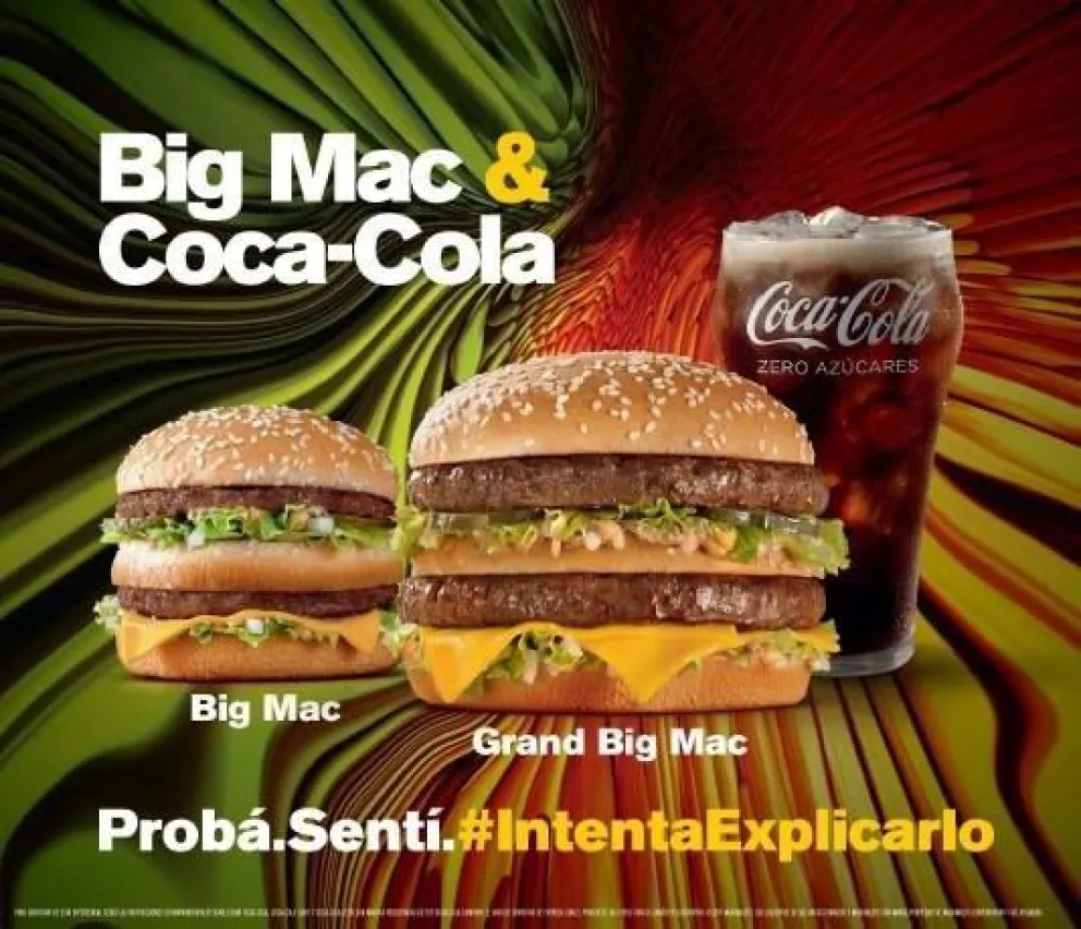 Big Mac y Coca-Cola: una combinación que activa todos los sentidos