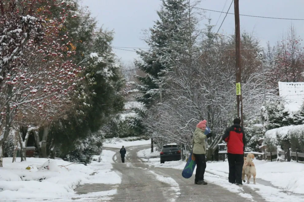 Más imágenes de la nevada