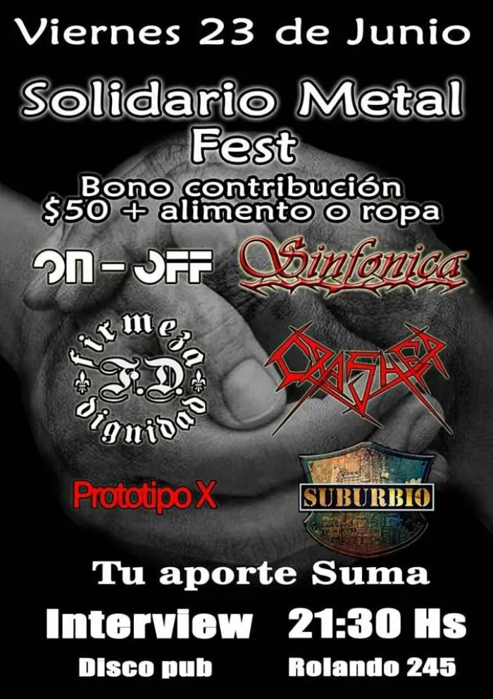 Llega un festival de música solidario