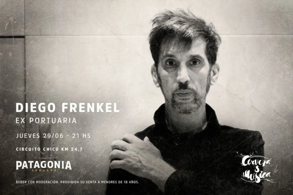 Con toda su música, Diego Frenkel abre la temporada en Cerveza Patagonia