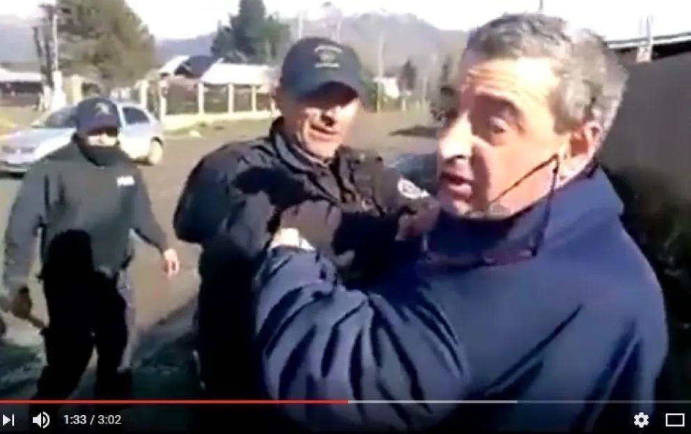 El video fue difundido a través del Facebook de la radio Estación Terrena.