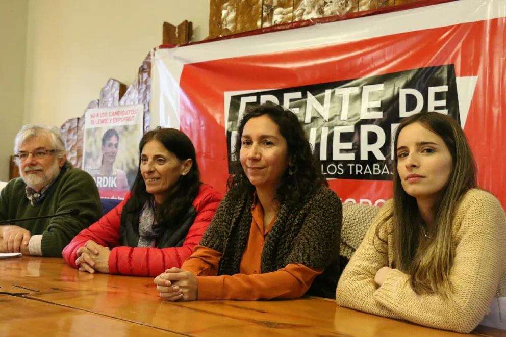 Los candidatos presentaron en conferencia de prensa a sus candidatos (foto: Emiliano Rodríguez). 
