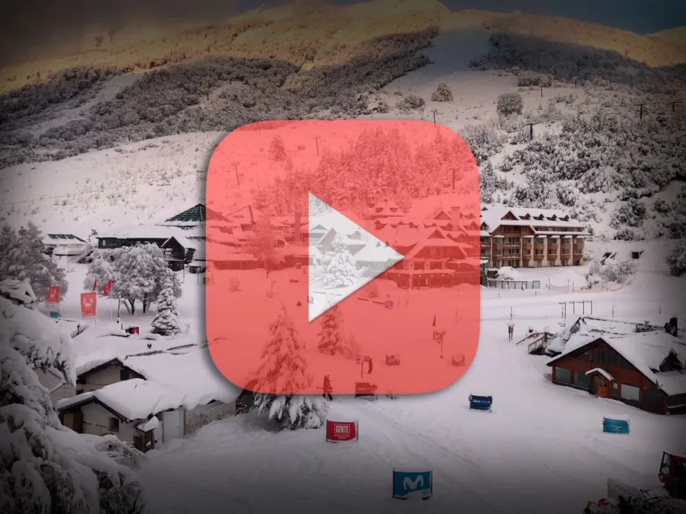 Video: Mirá cómo está el Cerro Catedral con la nevada