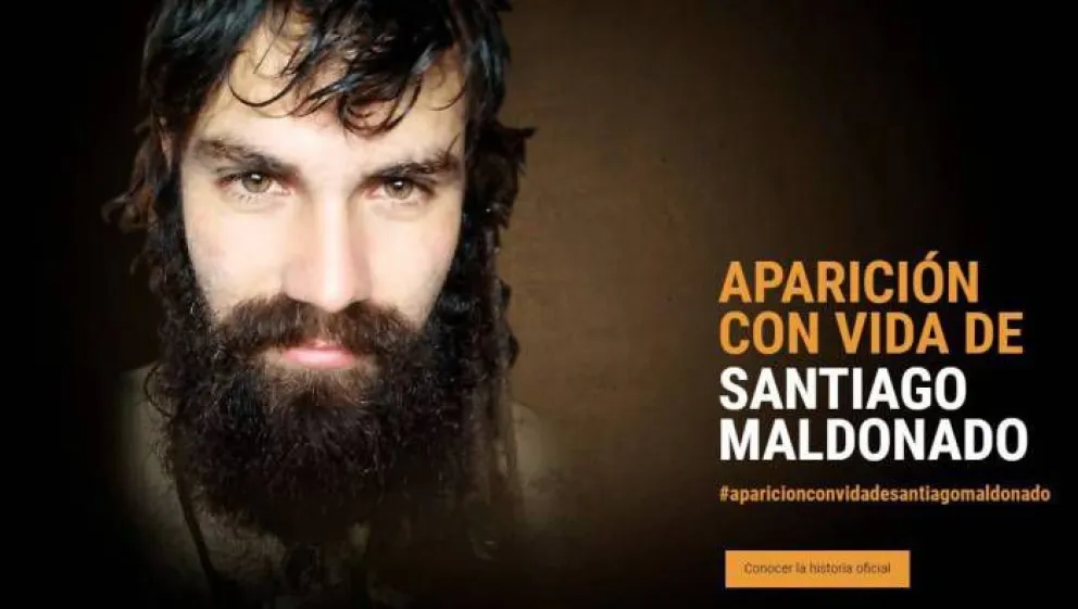 Video: en Pami también pidieron por la aparición de Santiago Maldonado