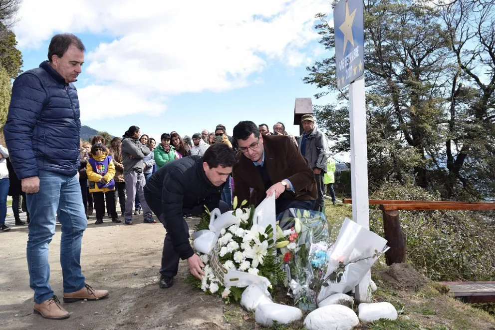 El vicegobernador Pedro Pesatti, estuvo presente durante el acto.