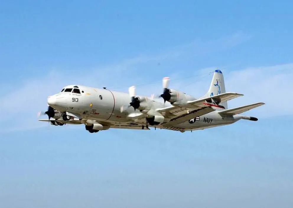 P-3C Orion, la nave que aportaría la armada norteamericana para los ejercicios en Chubut.